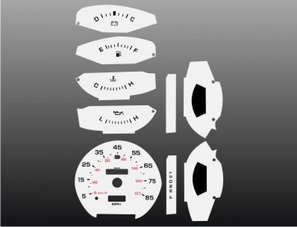 White Face Gauges for 1981-1989 Dodge Ram