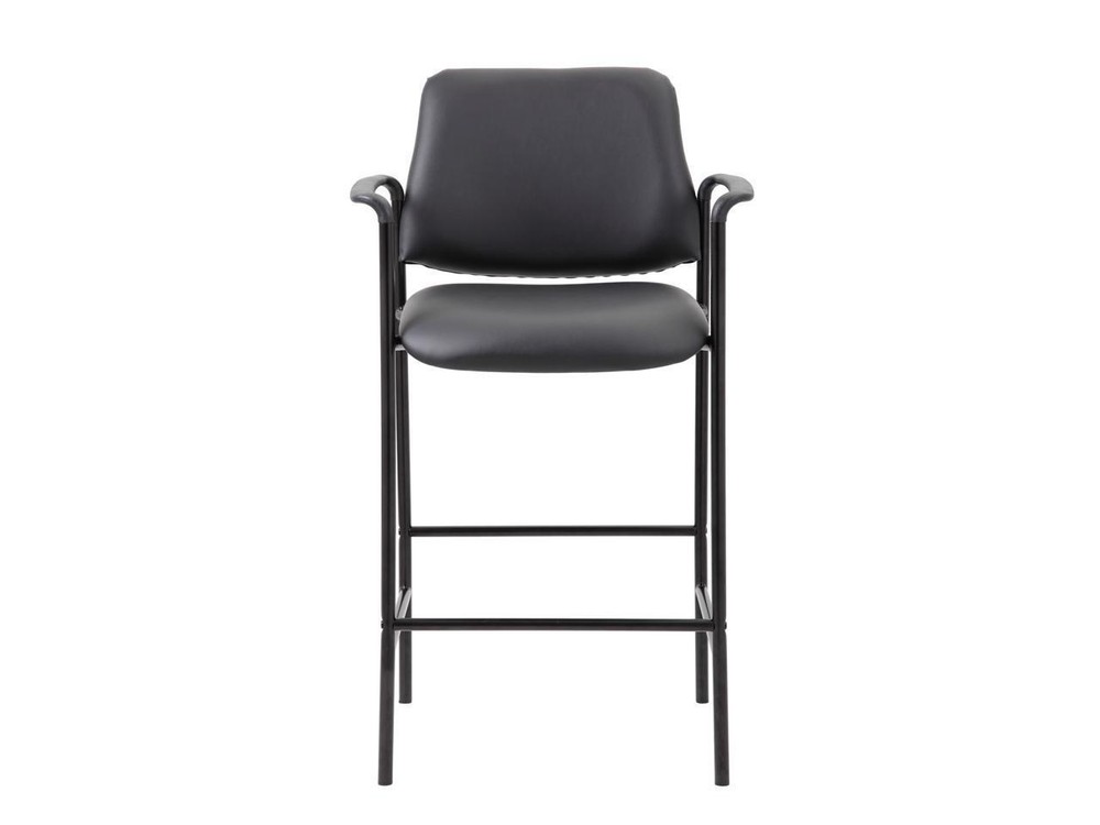 Boss Contemporary Slender & Sleek Upholstered Square Back Counter Drafting Stool