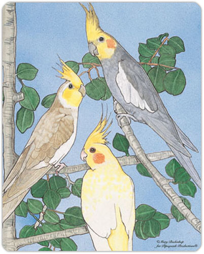 Cockatiel Small Cutting Board