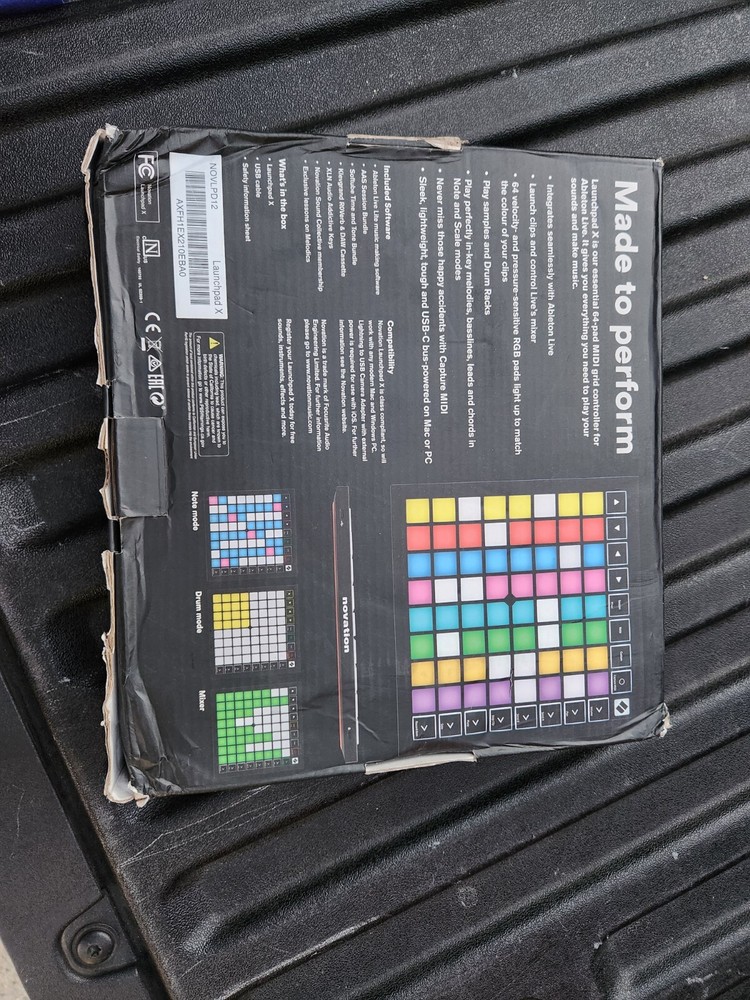 Novation Launchpad X 64 Velocity Sensitive Pad Grid Controller for Ableton Live