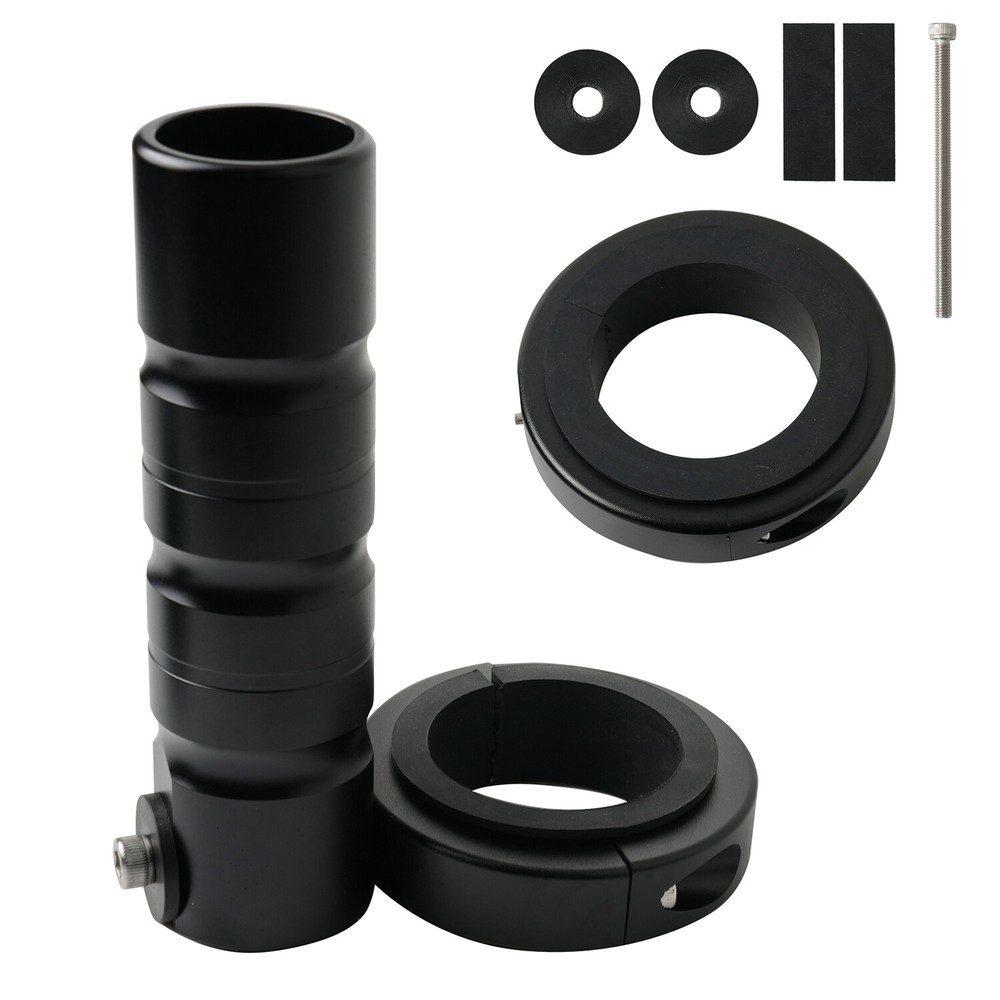 Boat Flag Pole Bracket Kits Rail Mount without Drilling Black