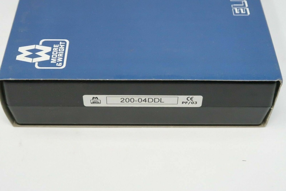 M&W Moore & Wright 75mm - 100mm Digital Electronic Micrometer c/w Case 200-04DDL