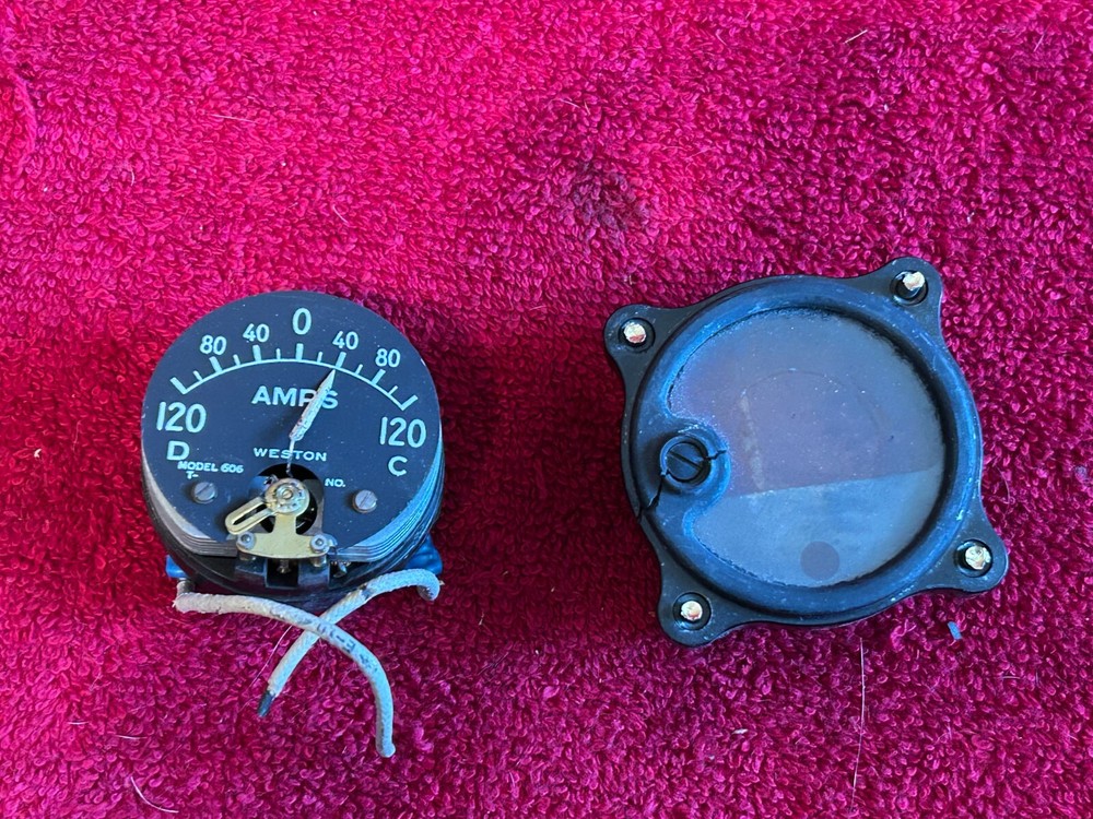 WESTON 2 1/4" MODEL 606-T AMPS INDICATOR CORE
