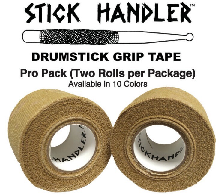 STICK HANDLER Professional Drum Stick Grip Tape Pro Pack (Tan|Two Pack)