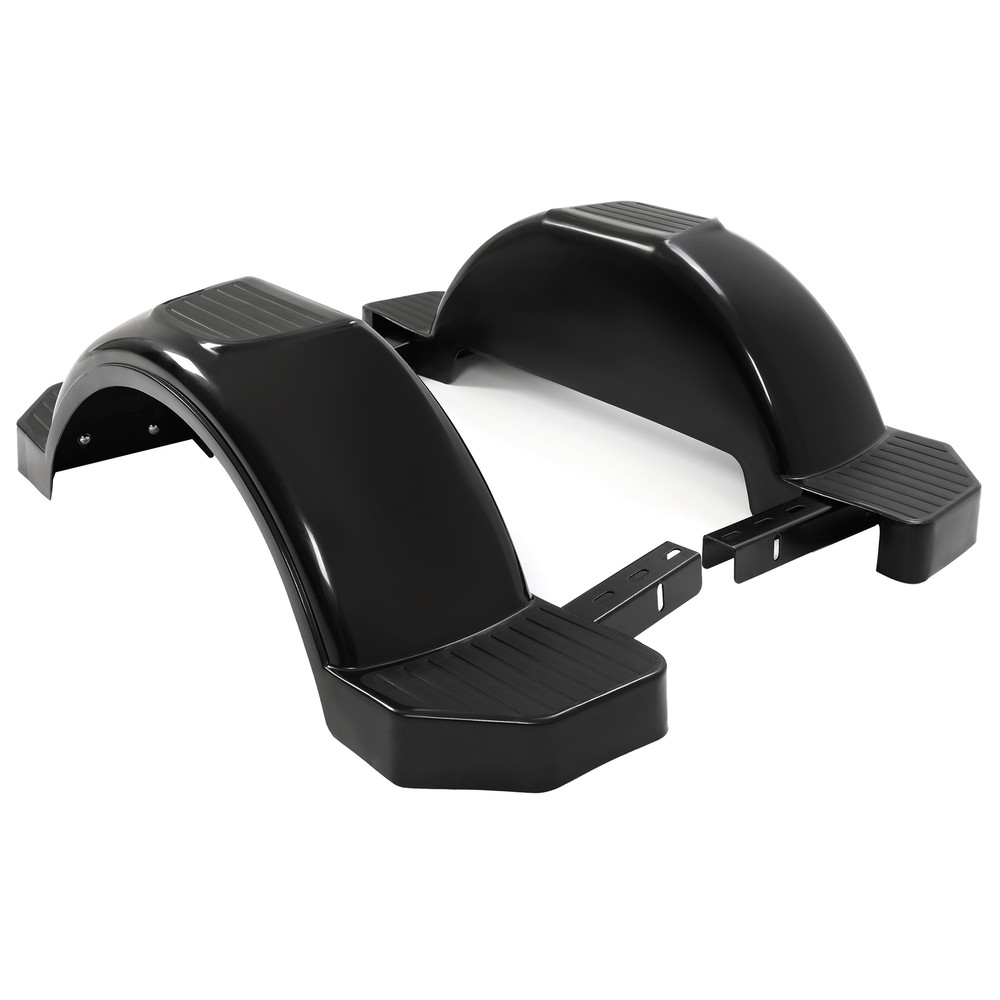 SET OF 2 (TWO) SINGLE AXLE TRAILER FENDERS FOR 13" WHEELS TIRES SKIRT BOAT