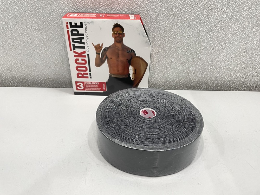 RockTape Extra Sticky Roll 2"x105', Black
