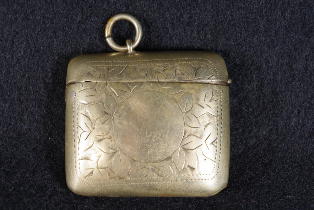 Antique Matchbox Case Rare (№09)