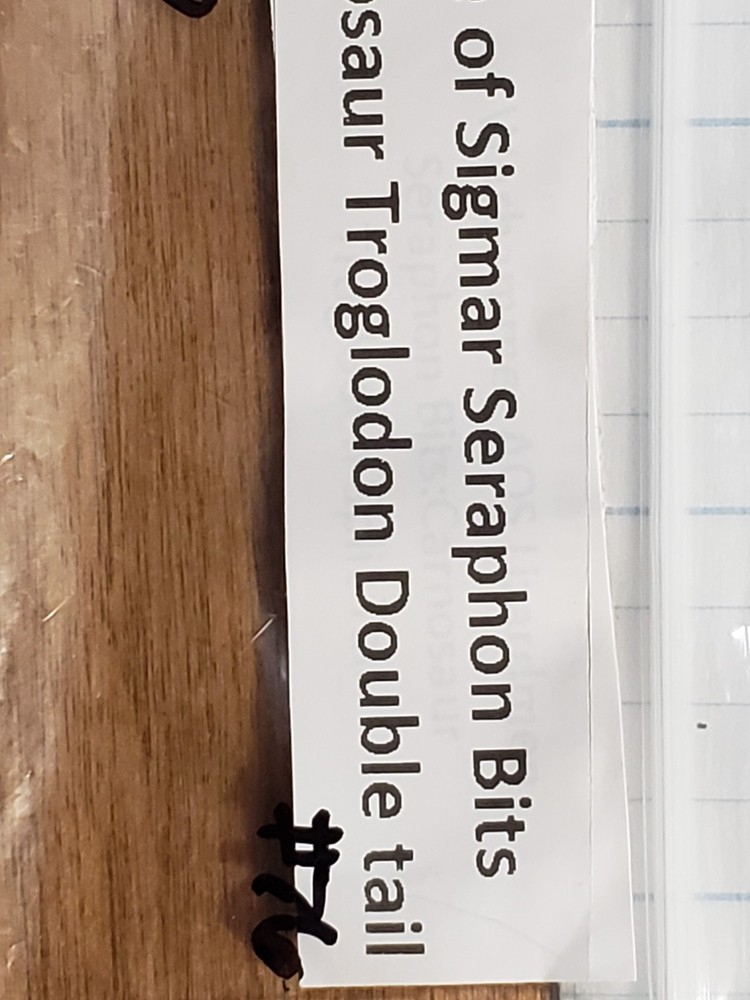 Warhammer Seraphon Bits Carnosaur Saurus Troglodon Double Tail #76