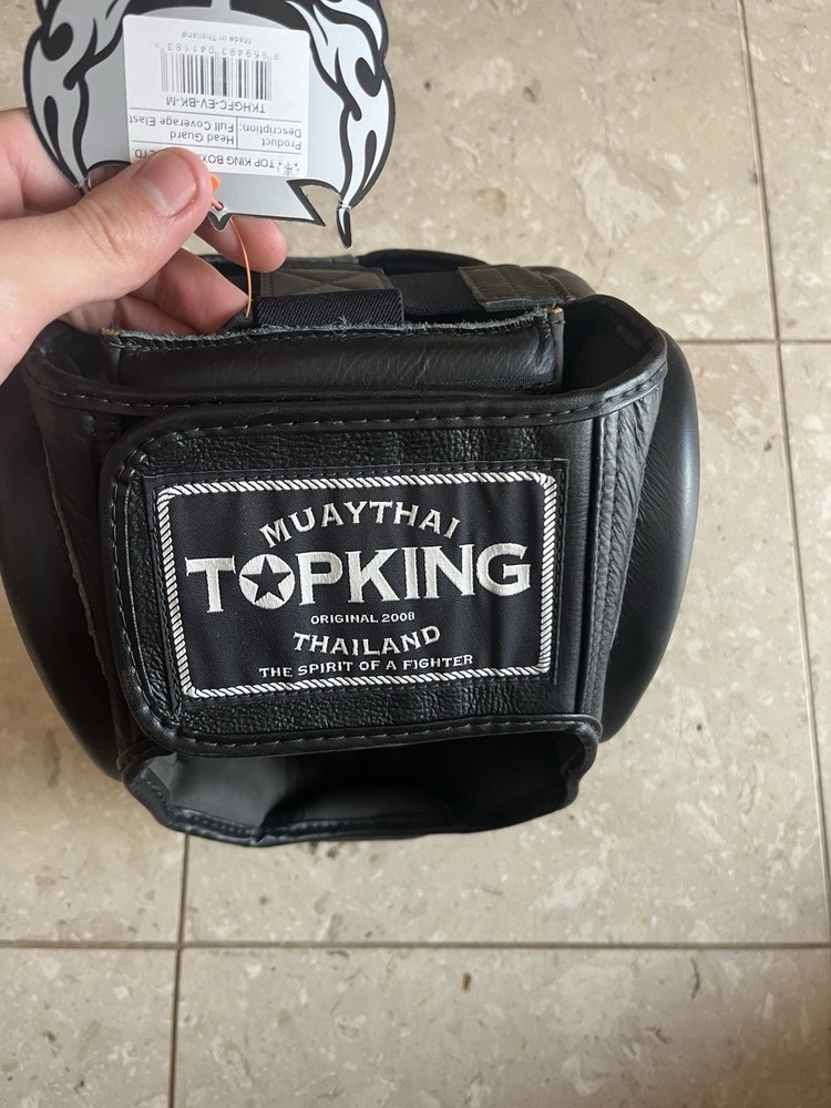 Top King -Muay Thai -Full Coverage Head Gear- MEDIUM -NEW