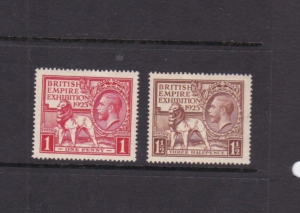 GB 1925 Wembley Exhibition Unmounted Mint Pair