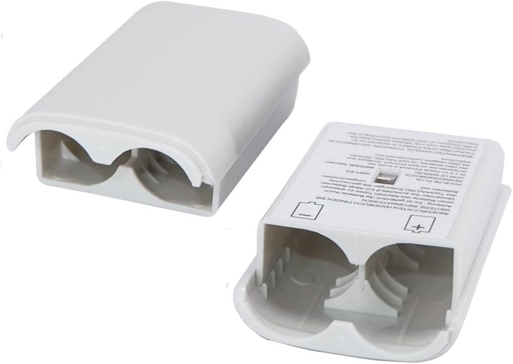 Protective 4X Battery Pack Shell Cases for Xbox 360 Wireless Controllers - White