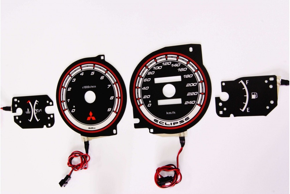 Mitsubishi Eclipse 2G Design 3 Plasma Tacho Glow Gauges Speedometer Dial