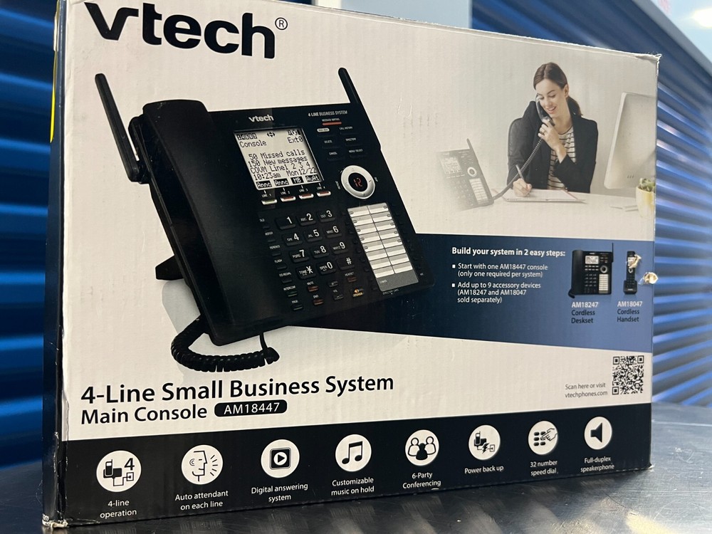VTech AM18447 Small Business Phone System Main Unit