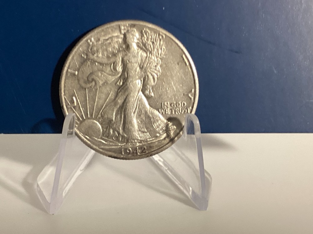 1942-D Walking Liberty half dollar (EX or Better)