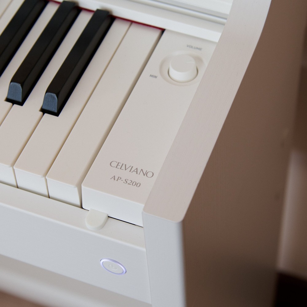 Casio Celviano AP-S200 Digital Piano - White COMPLETE HOME BUNDLE