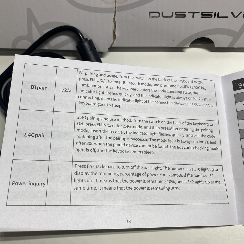 K61 Game Keyboard, Dark Green/blue