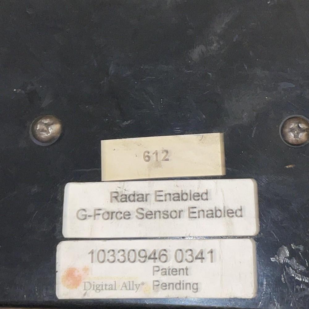 1 Digital Ally Dvm-500 Cruiser Camera System G-force Sensor Radar Enabled