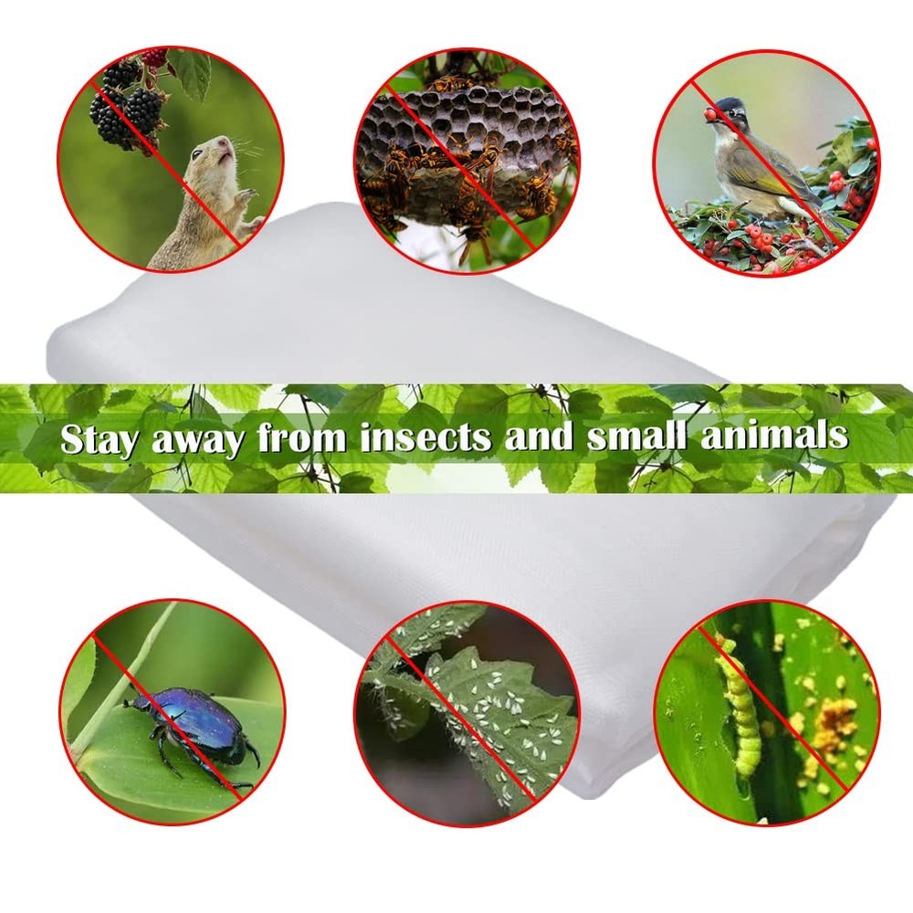 Fruit Tree Netting Covers with Zipper to Protect from Squirrels and Birds Large