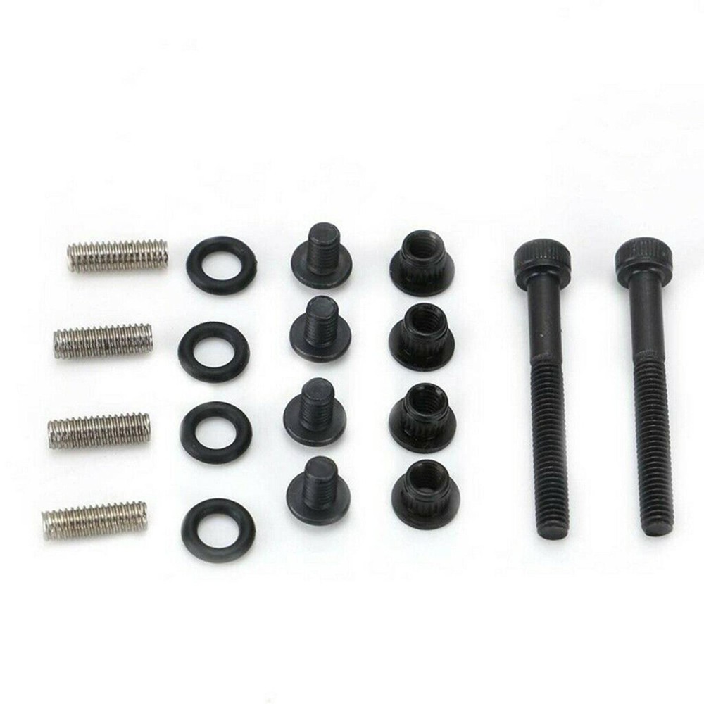 Resin Acrylic + PC Plastic Motorcycle Windshield Adjustable Wind Deflector Clear