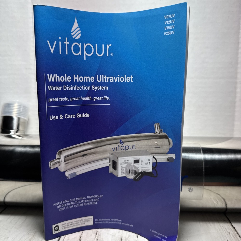 Vitapour V15UV Whole Home UV Water Disinfection System