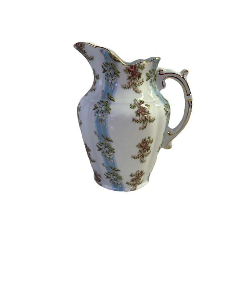 Historic Couture Mount Vernon Pitcher Gold Gilded Edging