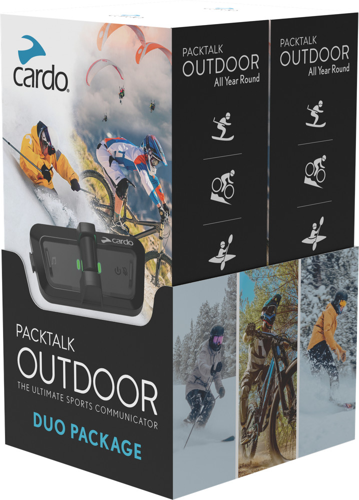 Cardo Packtalk Outdoor Duo Black Audio/Visual/Communication
