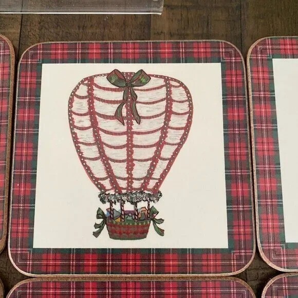 Pimpernel Coasters - Christmas - Holiday 6 pc Set