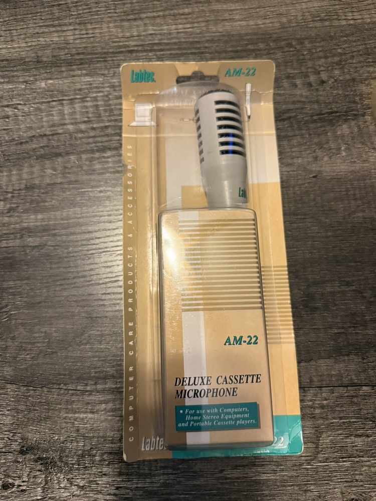 Labtec AM-22 Deluxe Cassette Microphone *New*