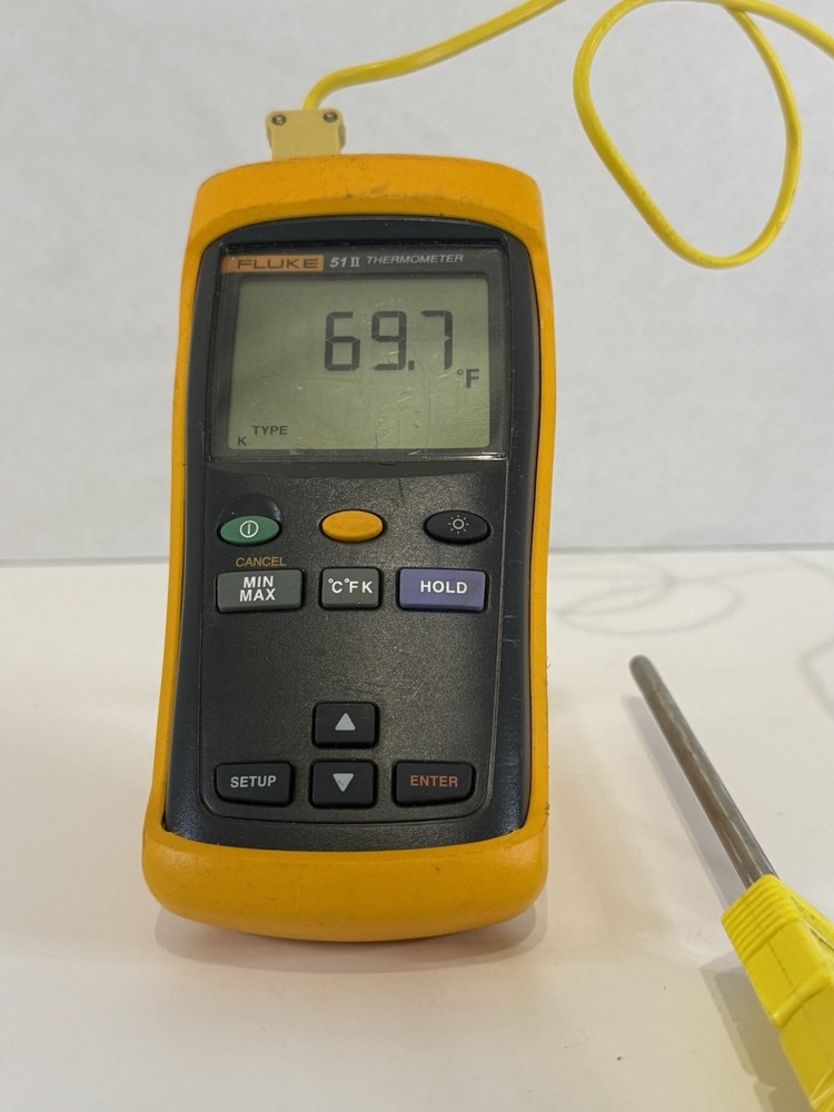 Fluke 51-2 Calibrated Single Input Thermometer. In Great Pre Owned Condition