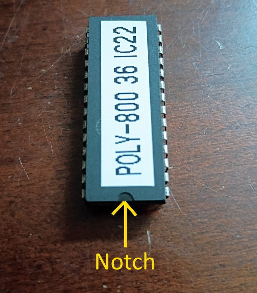 Korg Poly-800 EPROM OS 36 Upgrade and Chip Puller Tool