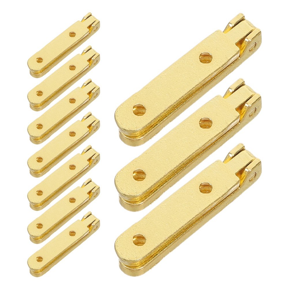 20 Pcs Cabinet Door Hinges Finish Hidden Hardware for Small Boxes