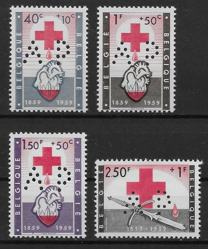 Belgium - Private Issue - 1959 - PR125/8** - SCARCE - MNH -