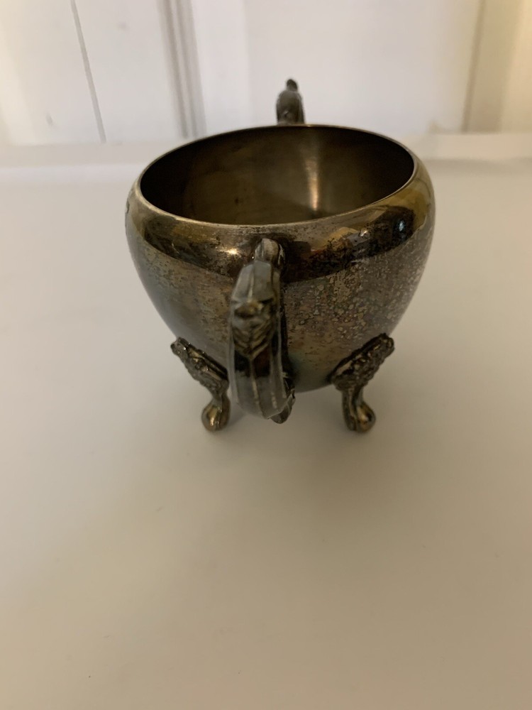 Vintage FB Rogers Silver Co silver plated Footed sugar bowl