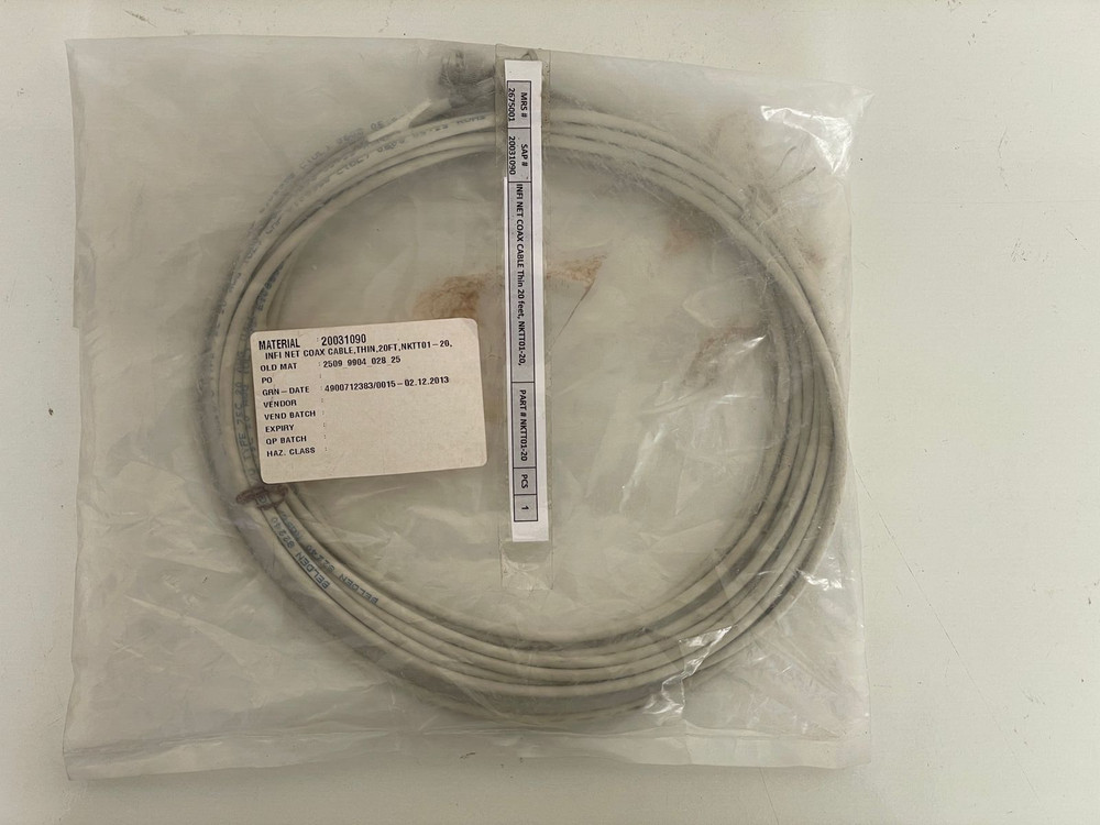 Belden / Coax Cable, THIN,20FT / NKTT01-20 / 20031090