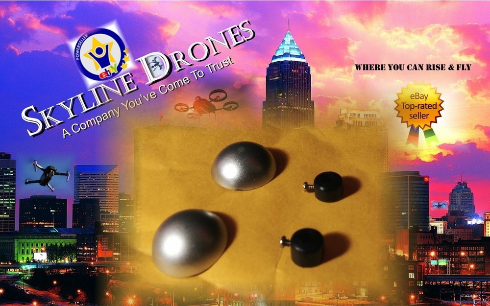 2 HolyStone HS100 GPS  Drone  Propeller Blade Lock Restraints & Caps