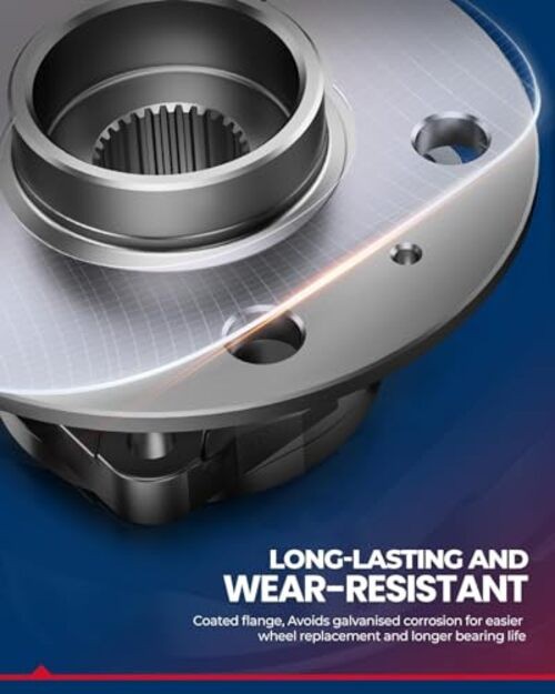 515162 Front Wheel Bearing Hub Assemblies Compatible with 2015-2018 Ram 2500,