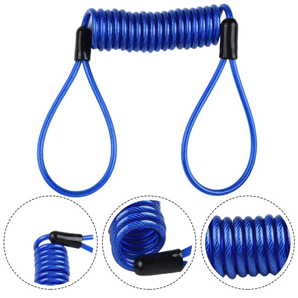 Disc Lock Reminder Minder Disk Cable Coil Motorcycle Motorbike Scooter Security