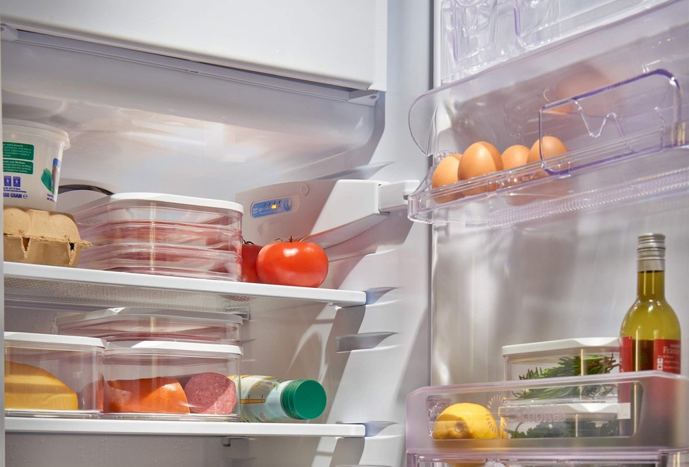 Modula Rounded Stackable Food Storage | 3 Compartments with 1 Universal Trans...