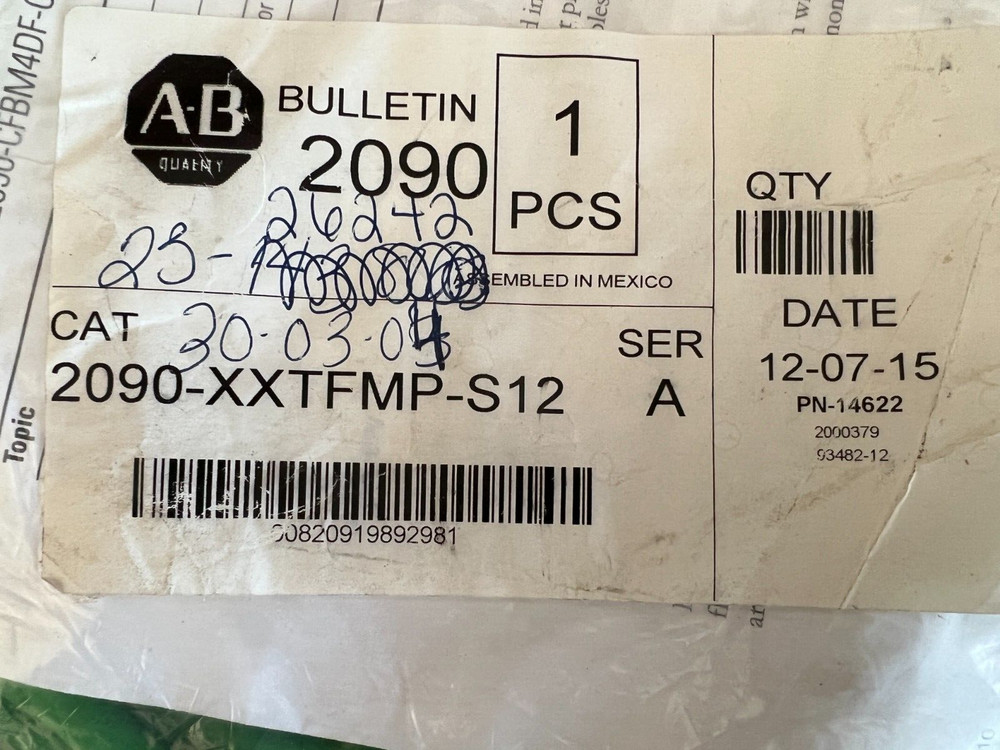 ALLEN BRADLEY 2090-XXTFMP-S12, CONTINUOUS FLEX FEEDBACK CABLE. MAKE OFFER!