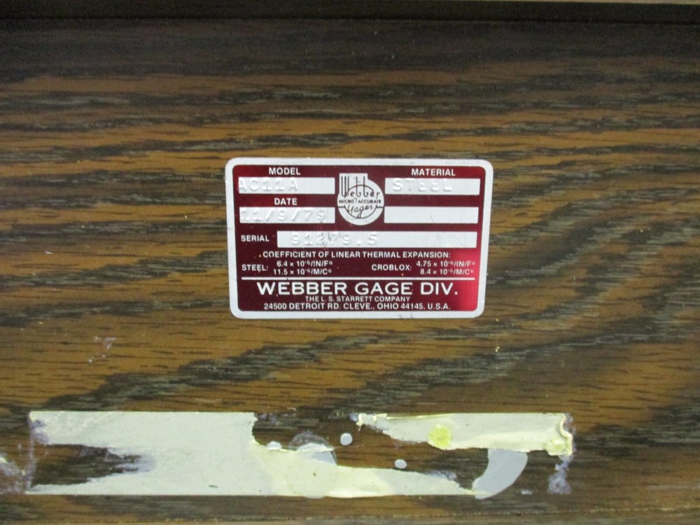 Starrett AC11A Rectangular Gage Block Accessories - English System