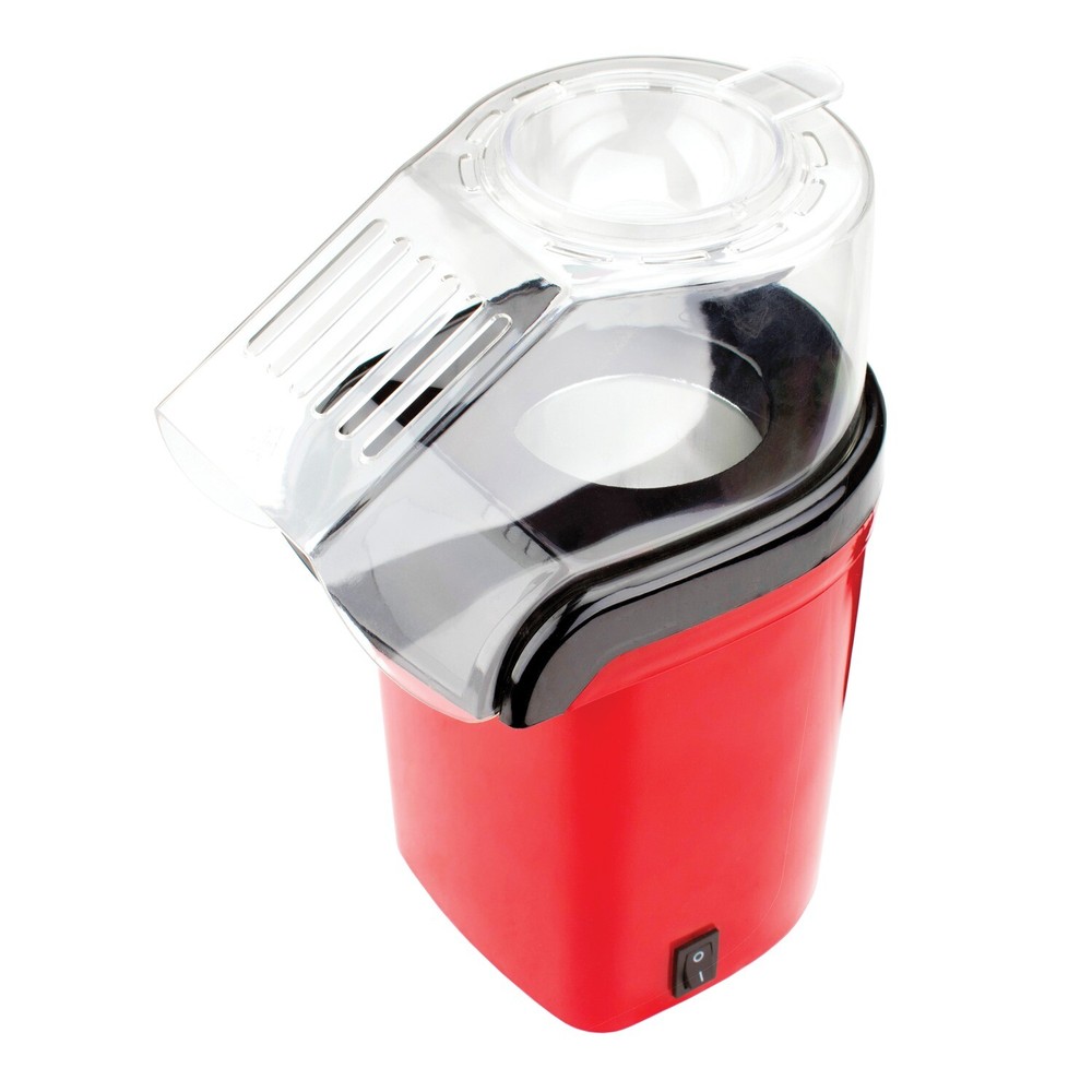 8-Cup Hot Air Popcorn Maker (Red)