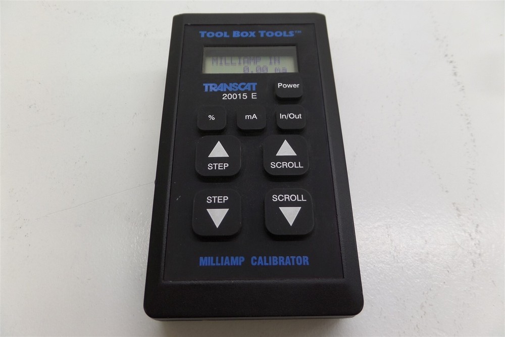 Tool Box Tools Transcat 20015 E Milliamp Calibrator