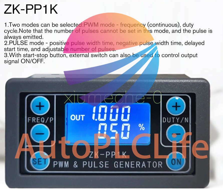 Dual Mode PWM Generator Pulse Generator Frequency Duty Cycle Adjustable Module M