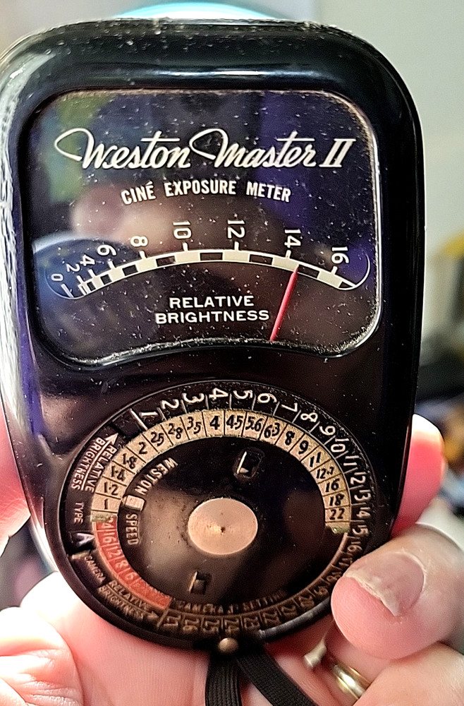 Vintage Weston Master II Cine Exposure Meter Model 736