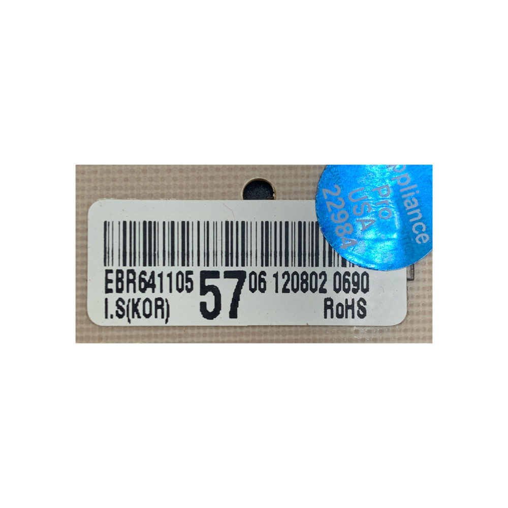 LG Refrigerator Control Board - Part Number EBR64110557
