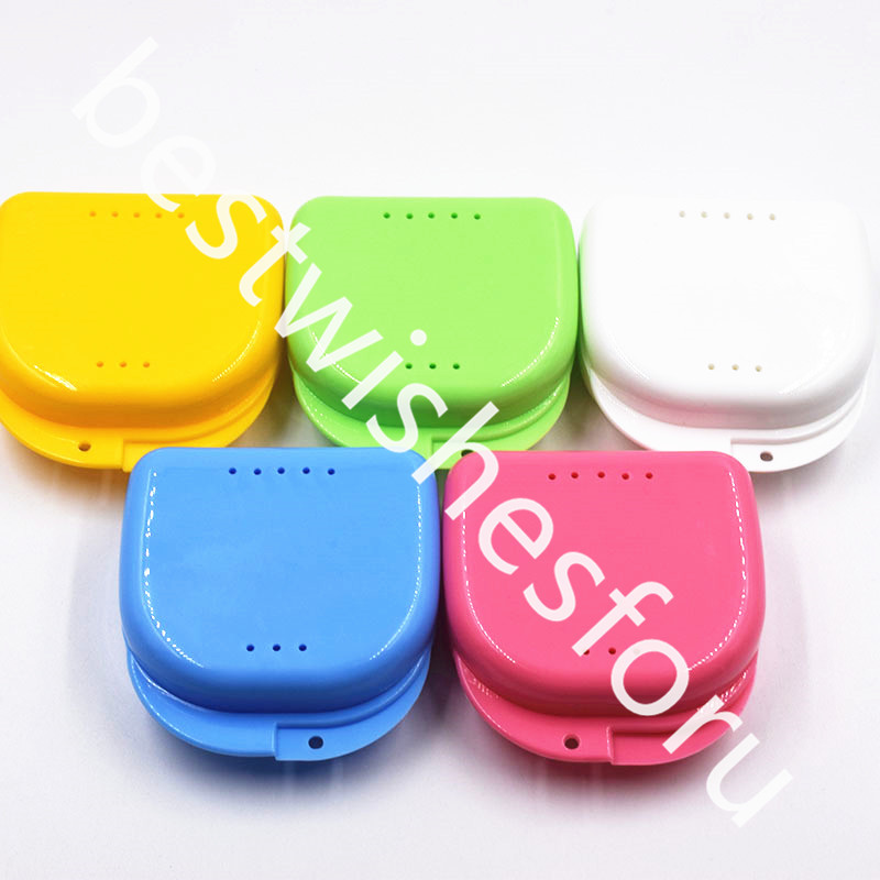 Mouth Box Container Guards Dental Retainer False Teeth Dentures Storage Tray