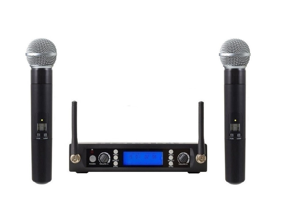 UHF Cordless Mic Set for Audio-Technica Wireless Handheld Microphone System