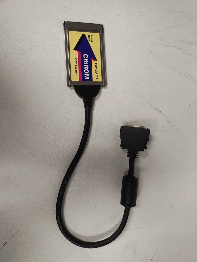 CitiROM PcmciA 2.1 EIDE Adapter PC Card Only Missing Components