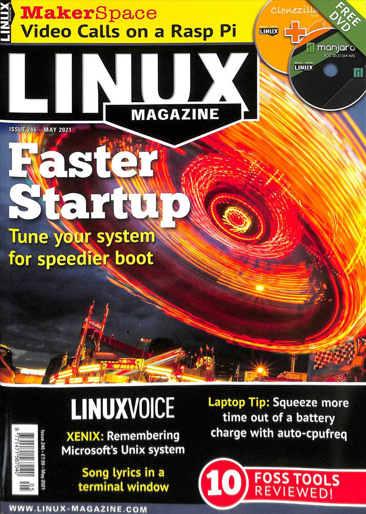 LINUX PRO MAGAZINE ISS.246 MAY 2021 / FASTER STARTUP