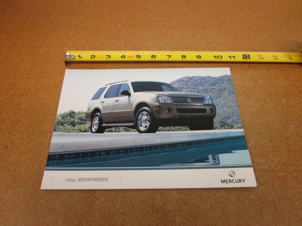 2004 Mercury Mountaineer sales brochure 4 pg folder ORIGINAL